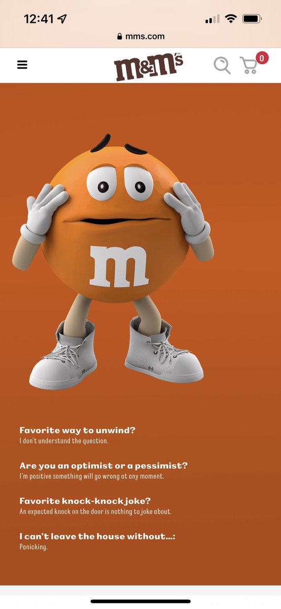 nhastyyy's tweet photo. i am begging m&amp;m to get the orange one a zoloft prescription https://t.co/ZuIeb2lp7R