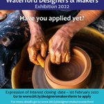 Image for the Tweet beginning: Waterford Designers &amp; Makers Exhibition