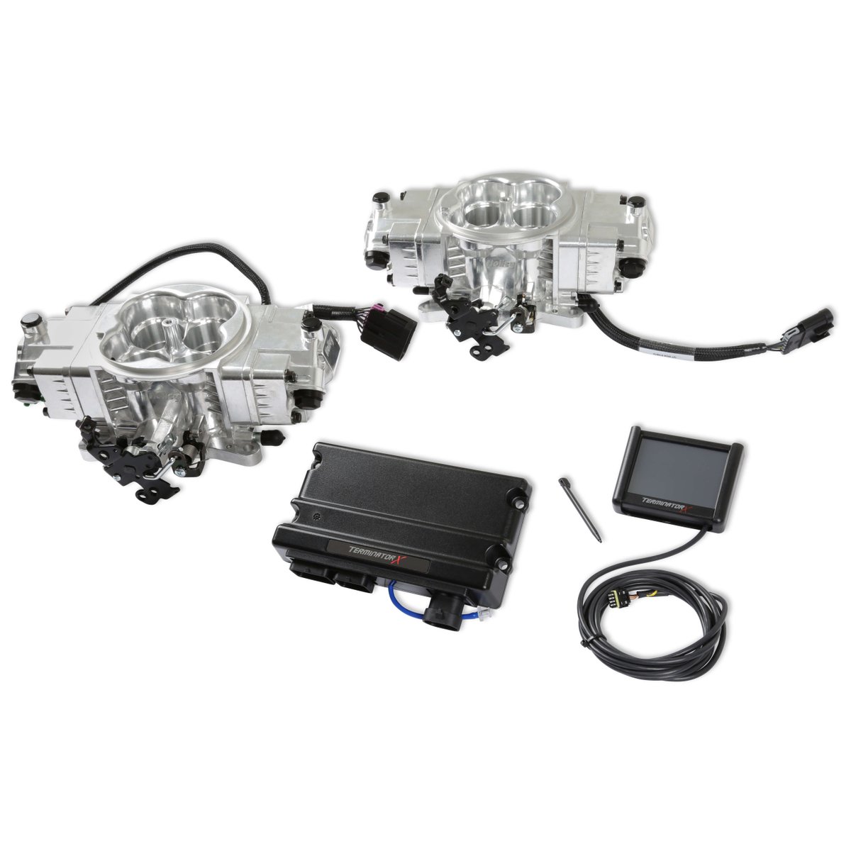 Holley_News's tweet photo. New Product: Terminator X Stealth 4150 2x4 Kits and Throttle Bodies
Learn More: https://t.co/k16pWYIdCC
#Holley #HolleyEFI #WinWithHolley #HolleyMotorLife #Fuelinjected #HolleyEquipped #TerminatorX #TerminatorXMax https://t.co/UzExHWoPXL