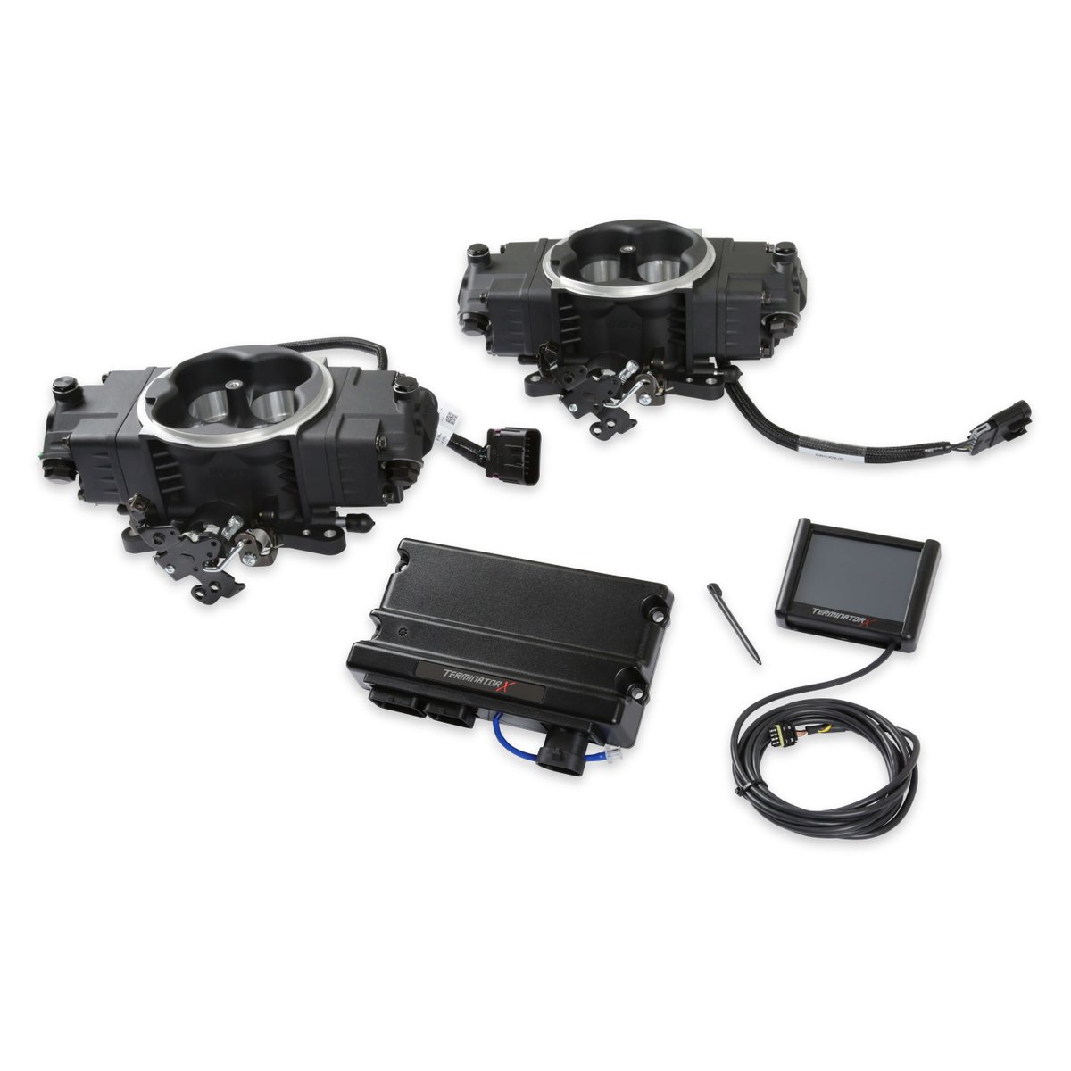 Holley_News's tweet photo. New Product: Terminator X Stealth 4150 2x4 Kits and Throttle Bodies
Learn More: https://t.co/k16pWYIdCC
#Holley #HolleyEFI #WinWithHolley #HolleyMotorLife #Fuelinjected #HolleyEquipped #TerminatorX #TerminatorXMax https://t.co/UzExHWoPXL