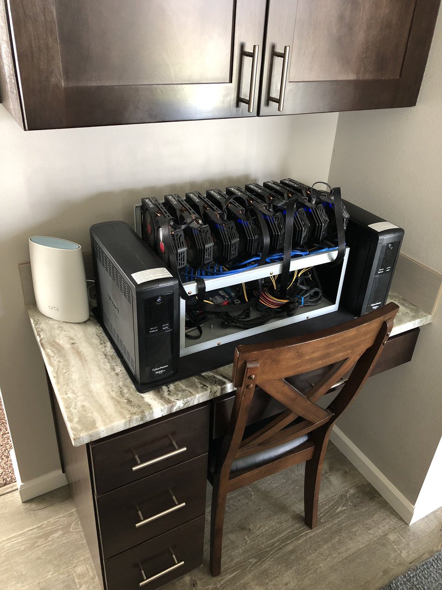 I love collecting dope shit!! 🙌🏼

One of my ETH rigs - 8 GPU’s on backup batteries mining 24x7 🔥

Any other miners out there? ✌️✌️