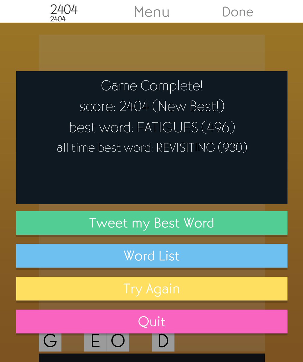 Paul_Driver's tweet photo. Really enjoying #SpellTower again after a few years off. Highly recommend if you’re into word games and have an iPad. Relaxes the mind. https://t.co/x6zZHLdQsc