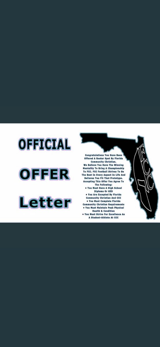 ChrisWarejr1's tweet photo. Blessed to receive an offer from @FloridaCommuni3 🙏🏾❤️ https://t.co/A9Ott58Tis