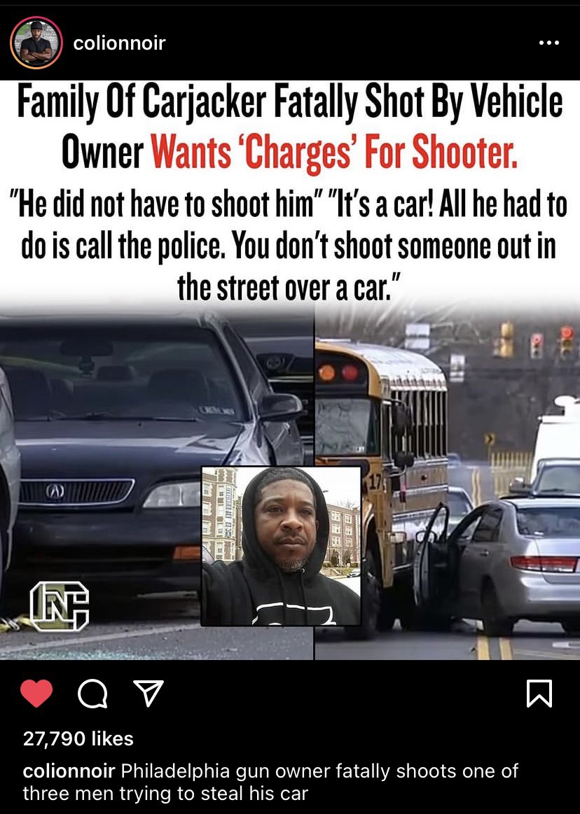 UncleBoom44's tweet photo. The carjacker got exactly what he deserved. #staystrapped #orgetclapped #gunowner #2ndAmendment #2A https://t.co/q1uspU0100