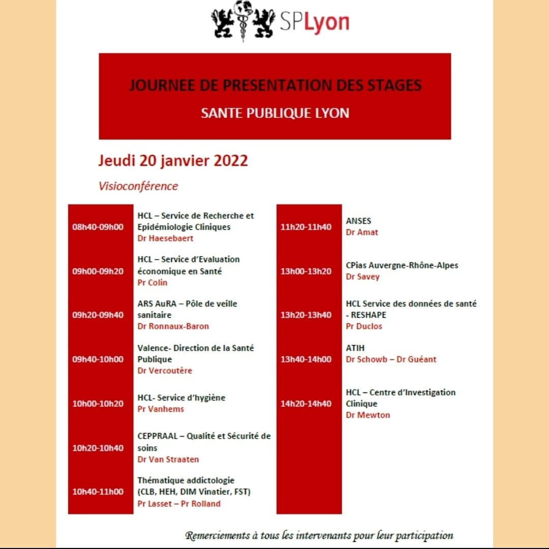 SPLyon - Internes santé publique de Lyon tweet media