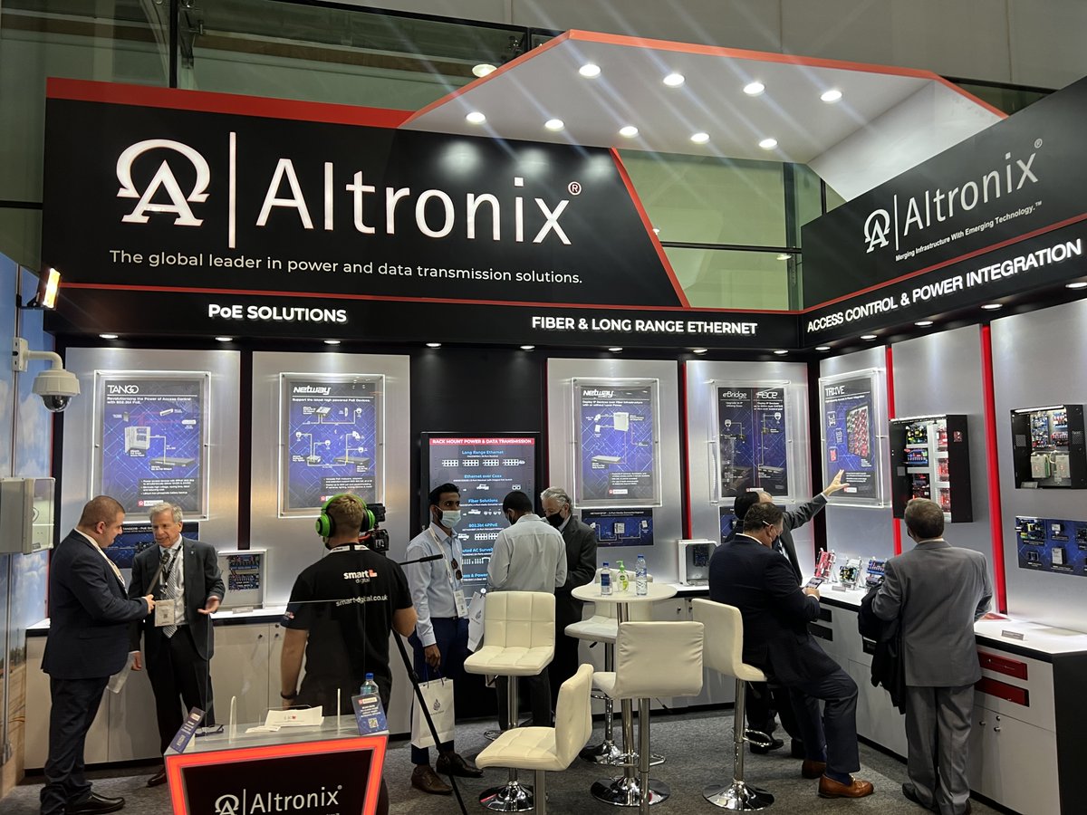 AltronixCorp's tweet photo. Check out our team discussing our innovative power and data transmission with our media partner @IntSecJournal at @intersecexpo 2022. https://t.co/Dt9SOt3dpV
#IntersecExpo #PowerSupply #BatteryPower #AccessPower https://t.co/BBevkfTj7n