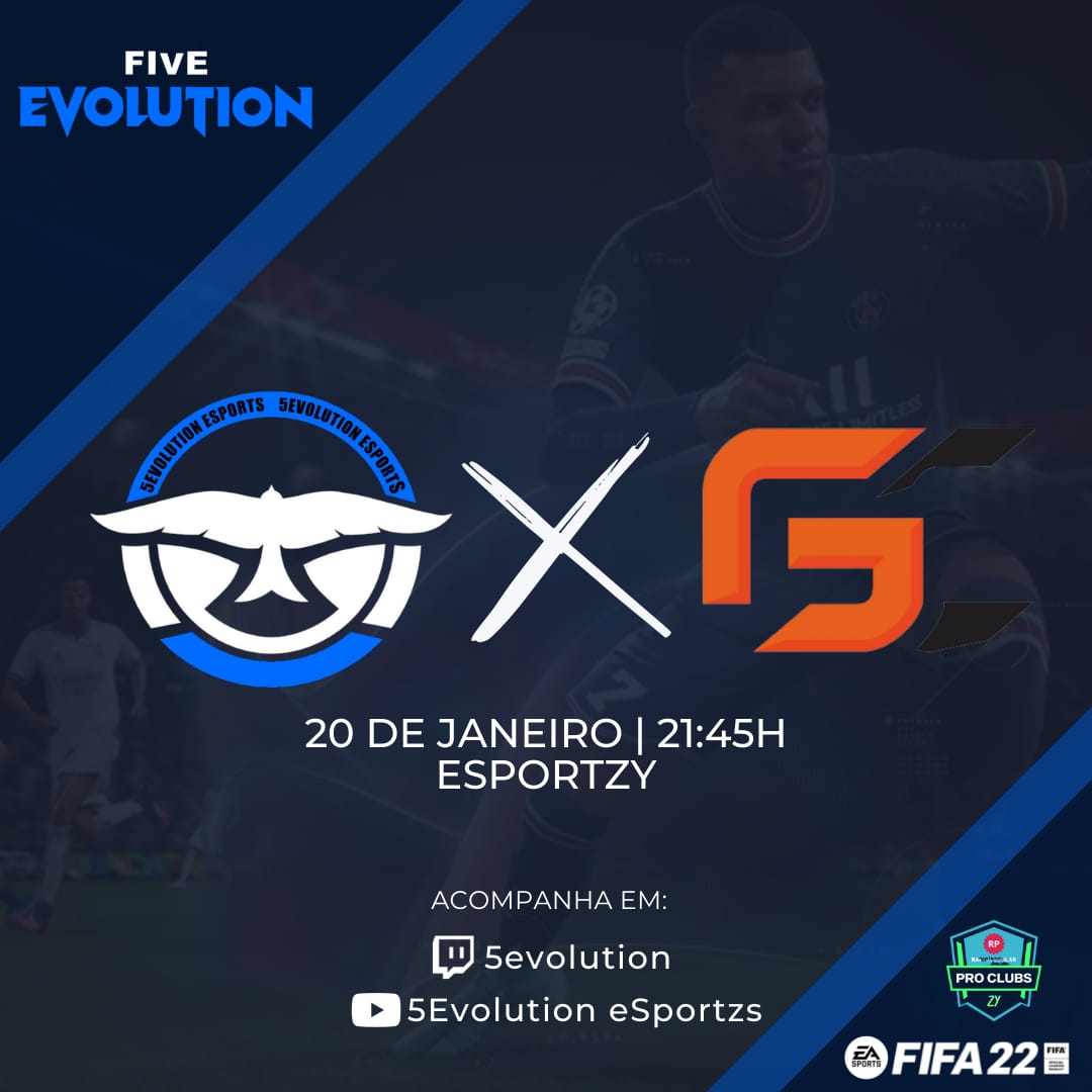 5EvolutionE's tweet image. DIA DE JOGO 🔥🦅5️⃣

"ALL TOGETHER TO THE TOP"

🏆 - Esportzy - Gold Division 
⚽ - Geekcase Esports
⏰ - 21:45
📺 - twicth.tv/5Evolution

#5evolution #diadejogo