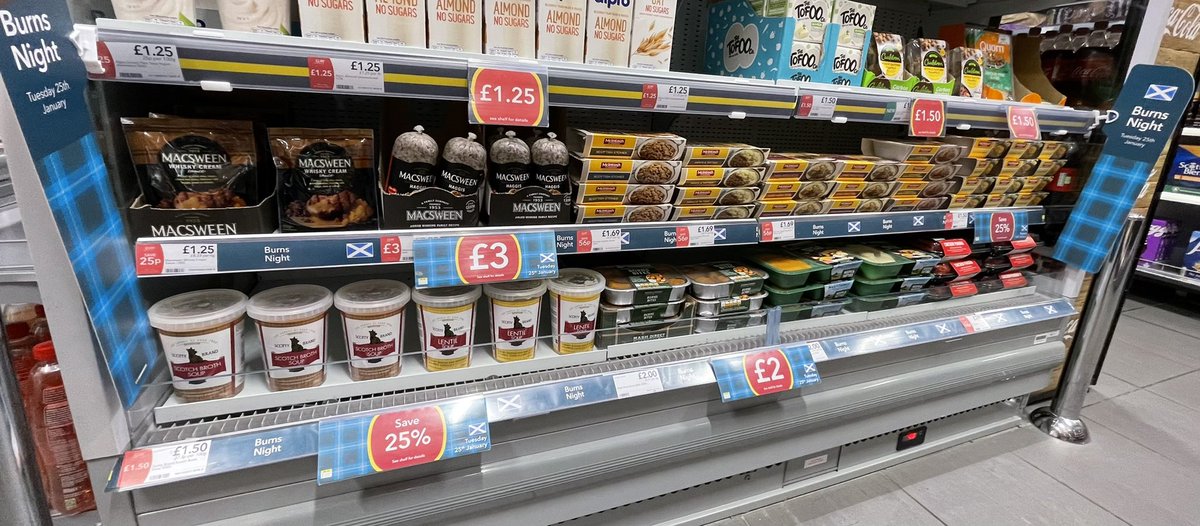 Burns night coming up soon. Pop into your local Co-op to try out some amazing local products 🏴󠁧󠁢󠁳󠁣󠁴󠁿 Oidhche Bhlas Burns #burns #broadford #isleofskye #coop @DSimps0104 @KevinBuchanCoOp