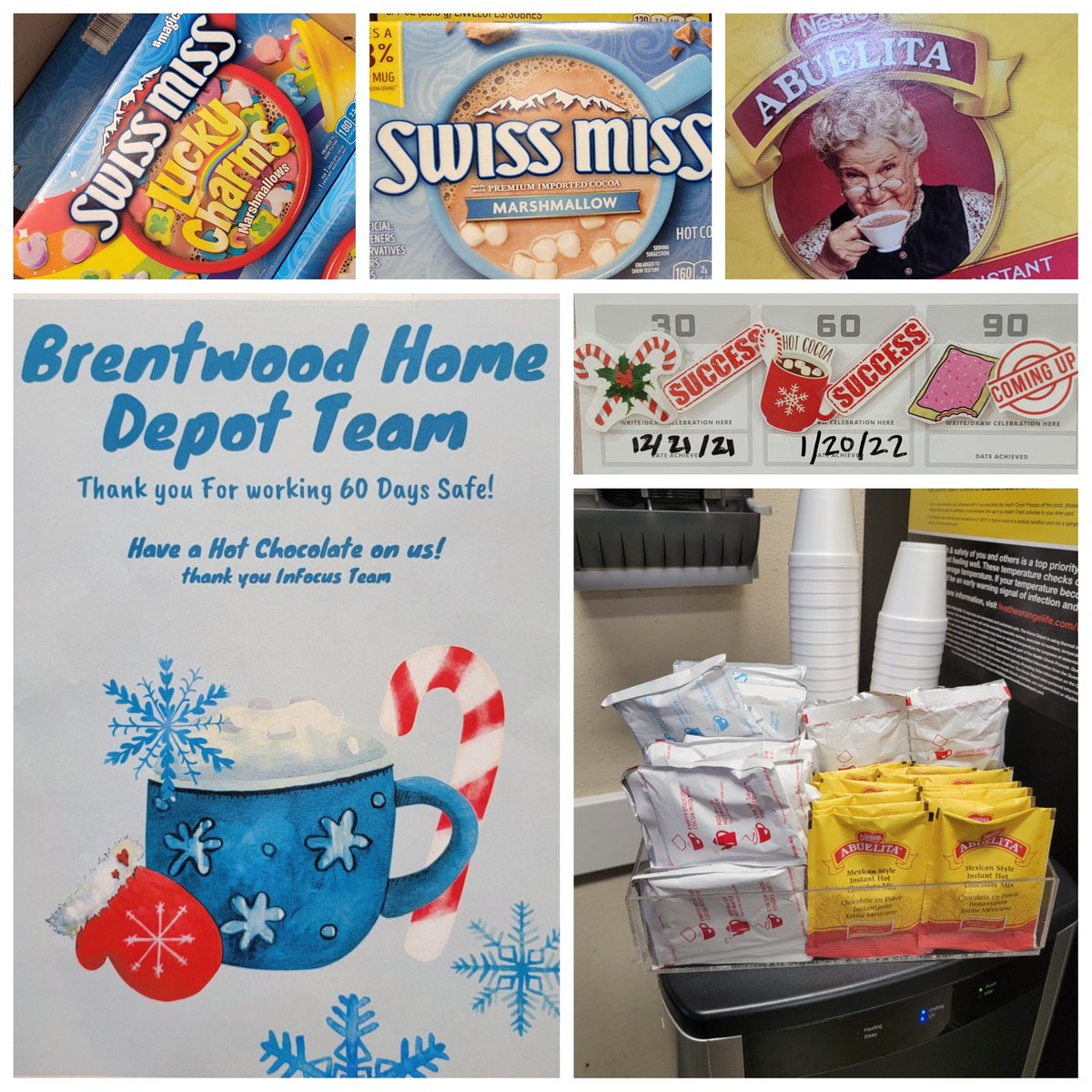 Way to go Team! 60 DAYS SAFE!! @TonyFonseca1076 <a href="/mka1007/">Mele Afu</a> <a href="/Nakhue1/">Nakhue</a> <a href="/1076YolandaMeji/">Yolanda Mejia</a> <a href="/RudeBoi3700/">Marcel</a> <a href="/Dave60246799/">Dave Williams</a>     #Pacnorthproud #safetyispersonal #SafetyFirst #brentwoodhomedepot