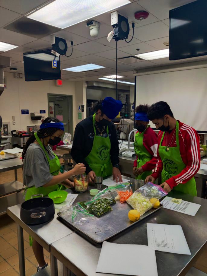 Successful day in the kitchen. So proud of our students! <a href="/adeamude/">Angela DeaMude</a> <a href="/ChapCares/">Chaparral HS</a>