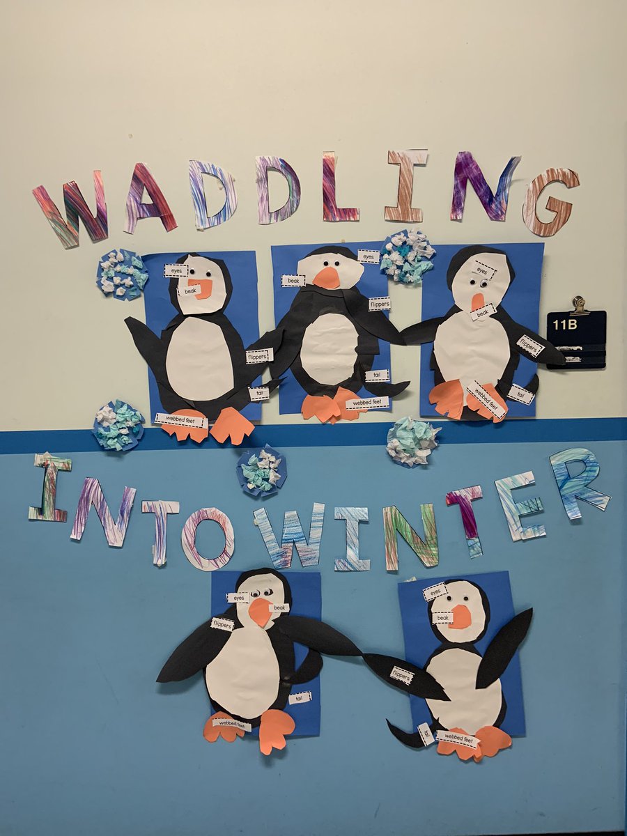 Today is Penguin 🐧 Awareness Day. We’ve been learning about penguins all month. How cute is this?!