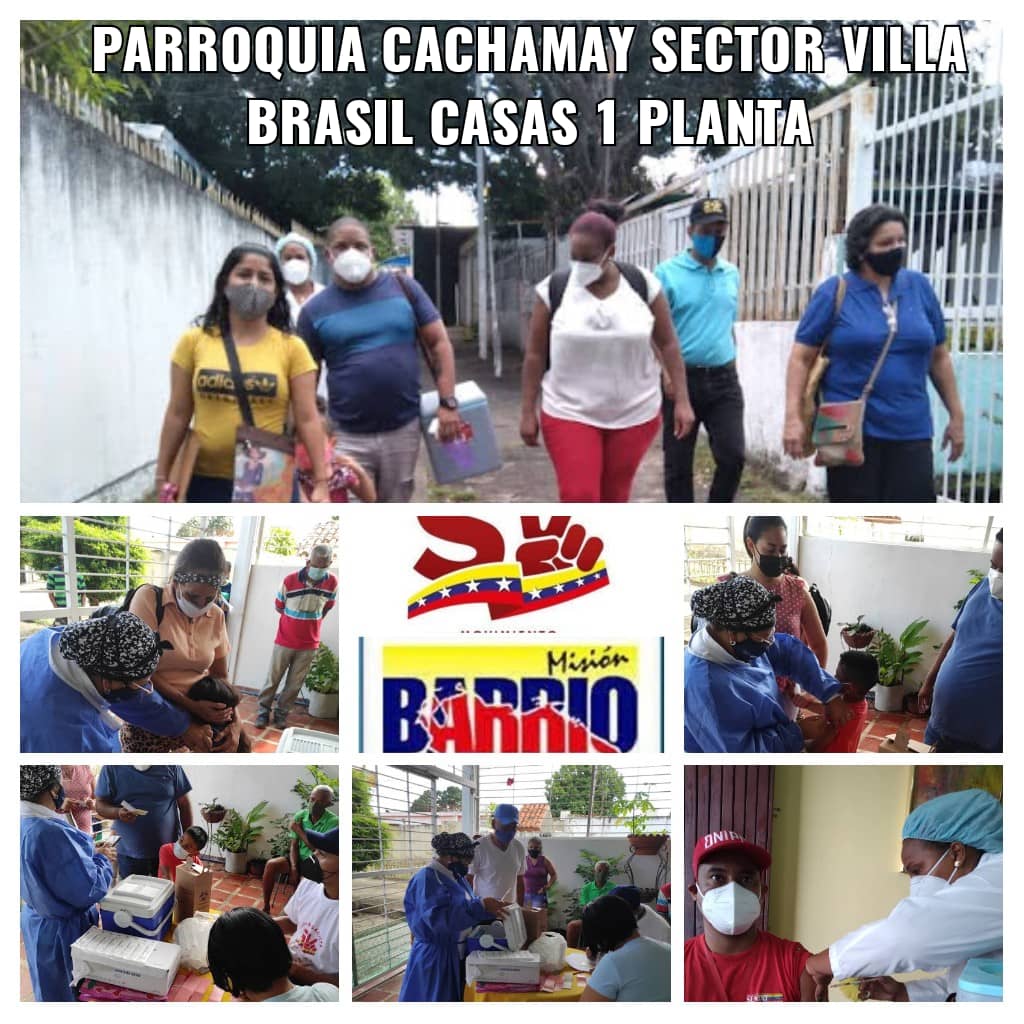 karolmeneces's tweet photo. Parroquia Cachamay en el casa a casa en la jornada de vacunación contra el Covid 19, unidos en esta pandemia
@MervinMaldonad0 
@amarcanopsuv 
@OviedoPSUV 
@ROSELYSALAZAR 
@MSomosVen 
@MSV_CaroniOfic 
#5ToAniversarioCarnetDeLaPatria https://t.co/z1C5GCTQN3