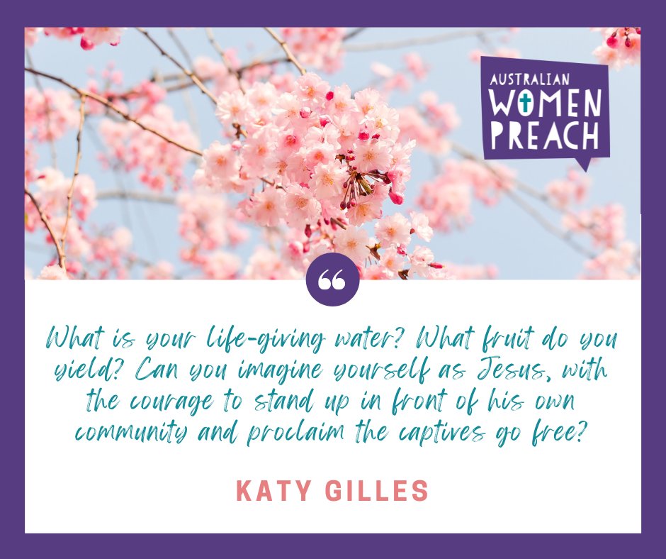Don't miss this week's Episode with Katy Gilles preaching on Luke 1: 1-4; 4: 14-21. Katy's gentle words place us inside the Gospel and offer a glimpse of the presence of God in her life. Enjoy!!
Listen here: anchor.fm/awp