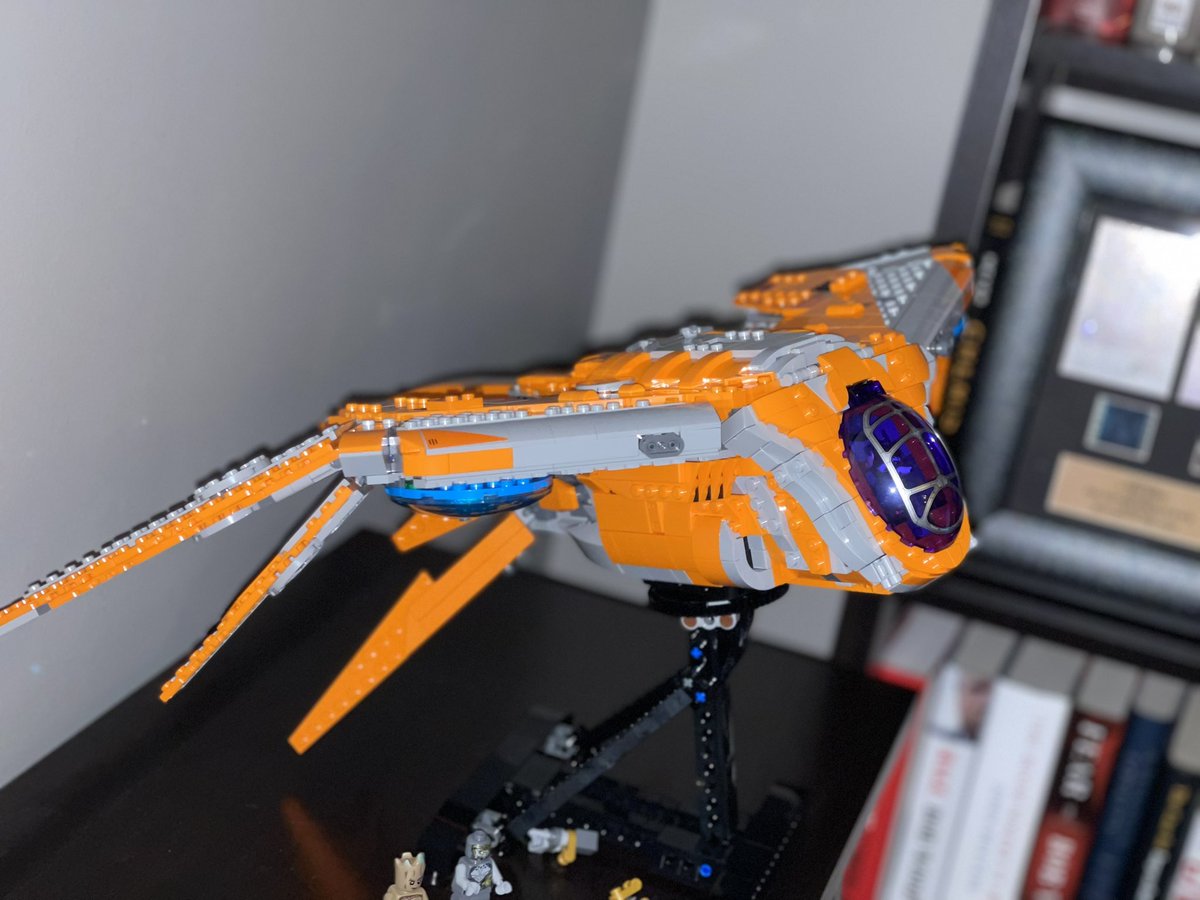 GerryBrandt's tweet photo. This was a fun build… 2100 pieces later! I NEVER saw myself getting interested in Lego. One year and 8 builds later. #AddictedToLego #Lego #GuardiansOfTheGalaxy #InfinitySpa #LegoCanada https://t.co/5e0HyRn14M