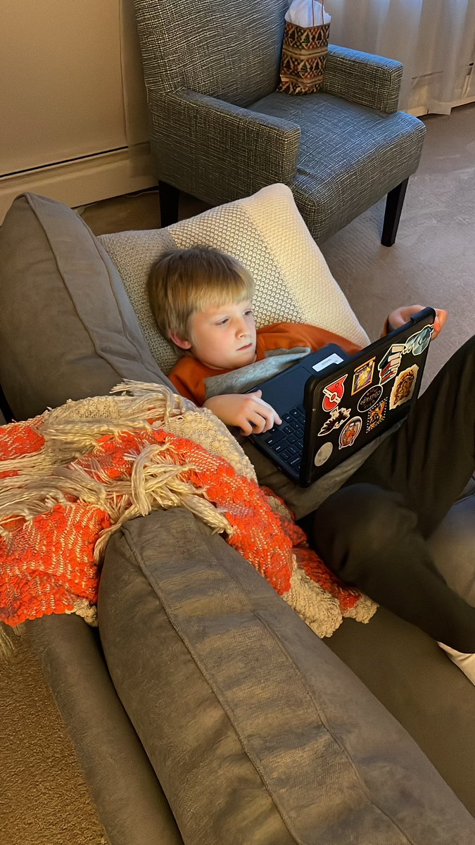 sarahhusted's tweet photo. “Mom, can I go on @Sorareadingapp when we get home?” 📚 He’s hooked!! @ejonesgurney @GurneyLibrary #CFEVS #CFEVScourage https://t.co/3XMZUoH5IX