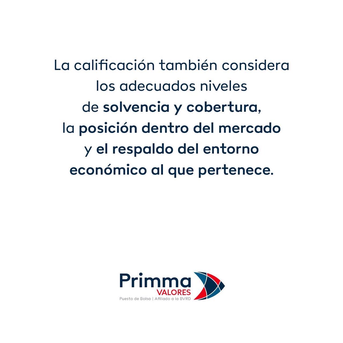 Felices por recibir esta calificación “A- (dom)” de Pacific Credit Rating, orgullosos del trabajo y la entrega de nuestros colaboradores y accionistas, y agradecidos por la confianza depositada de todos nuestros clientes. #PrimmaValores