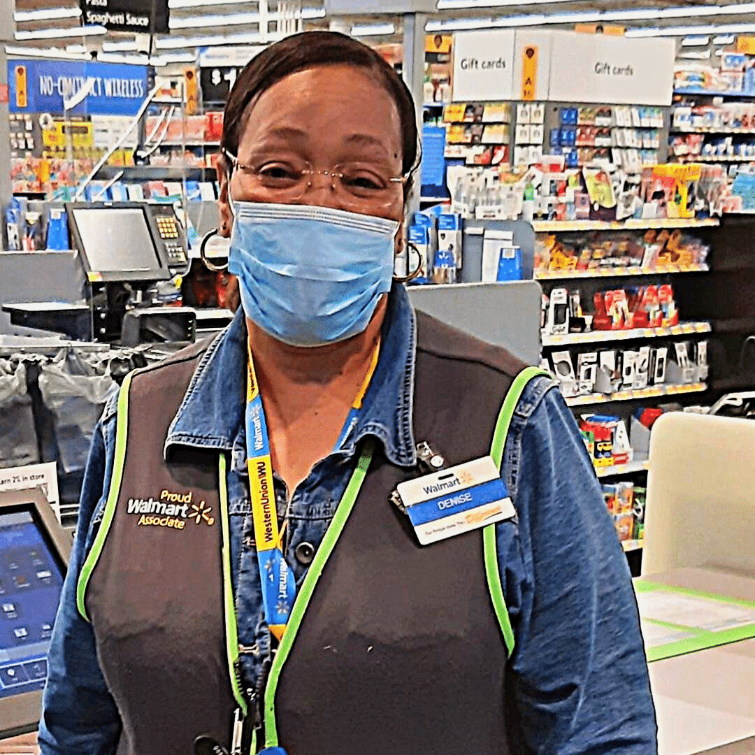 WalmartWorld's tweet photo. Shoutout π£οΈ to one of De-nicest associates you'll meet at Store 2944 in DeLand, FL, Denise! β€οΈ Thank you for always going above and beyond to make sure our customers have a great experience. π #awesome #thankyou #nice #walmartassociate https://t.co/xXW40REpuJ