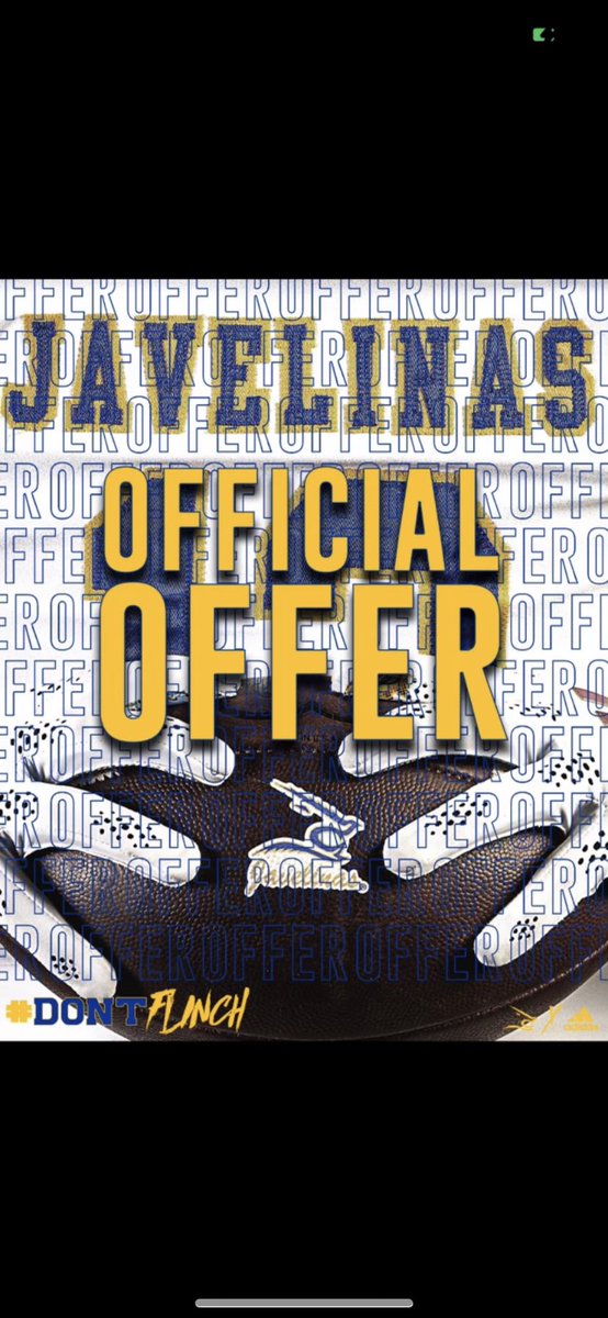 after a great visit and conversation with <a href="/NealLahue/">Coach Neal LaHue</a> i am blessed to say i have received a offer from texas a&amp;m kingsville #gojavalinas!! <a href="/JavelinaNation/">Texas A&M-Kingsville 🐗💙💛</a>