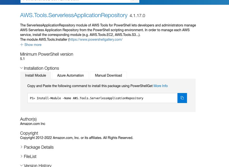 AndySvints's tweet photo. #Module: https://t.co/VxrLGJgxs3.ServerlessApplicationRepository
Author: https://t.co/AxqATcJpzU Inc
ProjectUri: https://t.co/YsINLegsXS
Lets developers and administrators manage AWS Serverless Application Repository. 

#AndySvints #RandomPSModule #AWS #cloud #Windows https://t.co/0qoeJFWIug