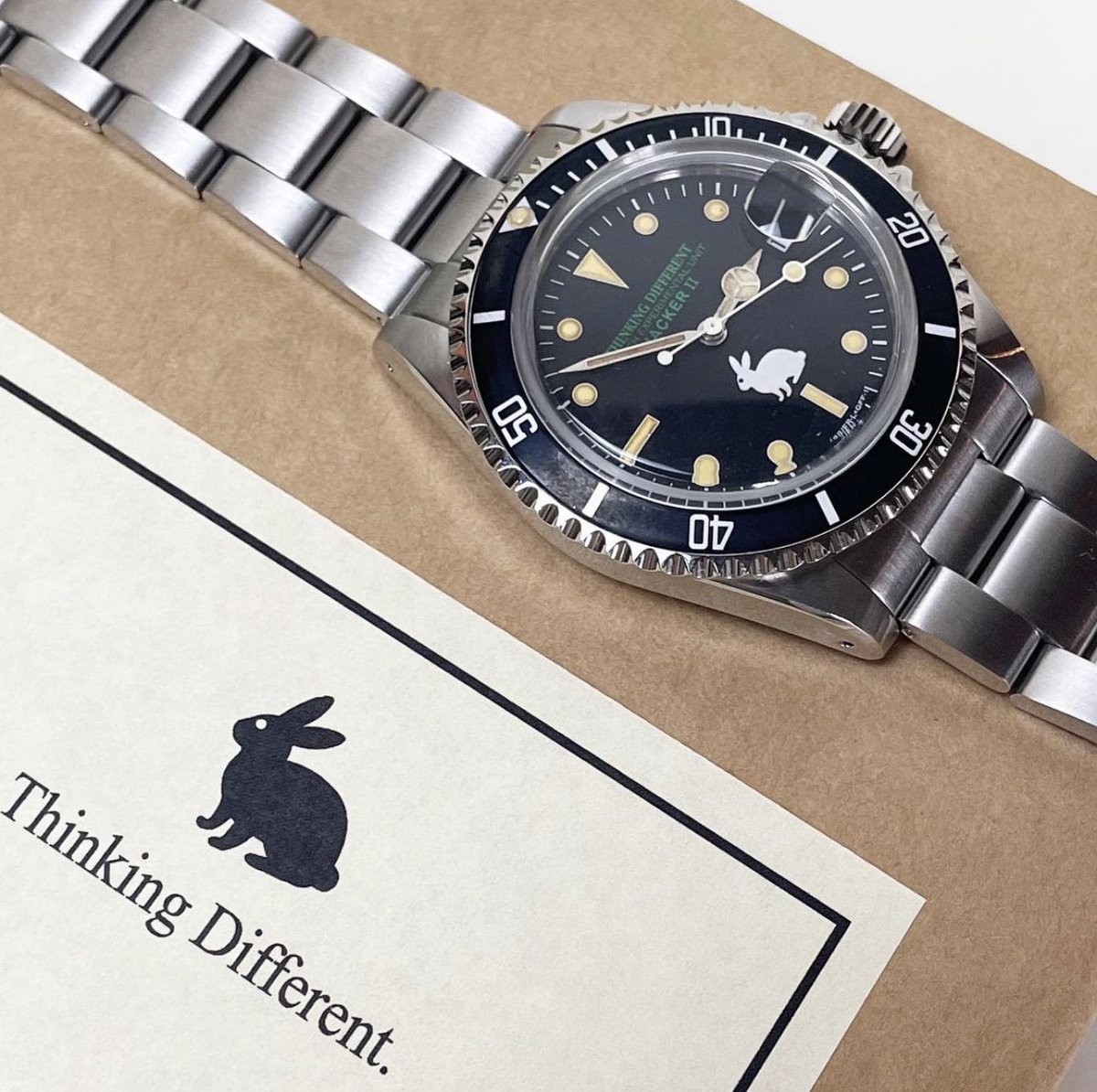 hoshichantv's tweet image. 【Thinking Different】
・
HACKER IIとWatch Experimental Unitの組み合わせで、10台のみ製造されたシリアルナンバー入り。
🕳🐇READY TO SHIP 問い合わせは redpill@thinkingdifferent.ai まで。
・
#thinkingdifferent