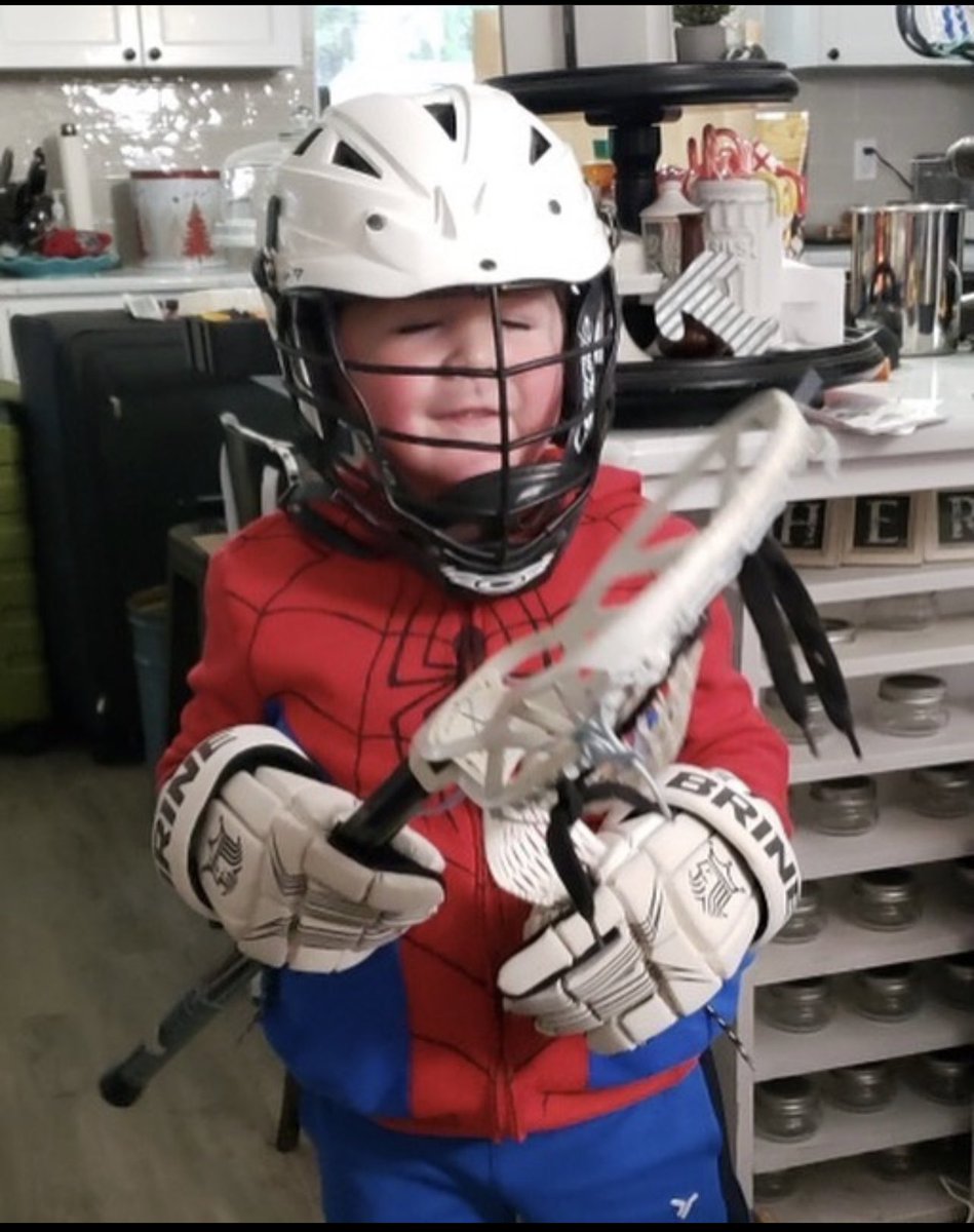 When your cousin comes to visit during a trip to Portland for his Dr. Appointment for new braces on his legs and sees your donation pile of gear, it’s life changing! He picked out everything he wanted and wasn’t leaving without it. Lacrosse is the medicine game