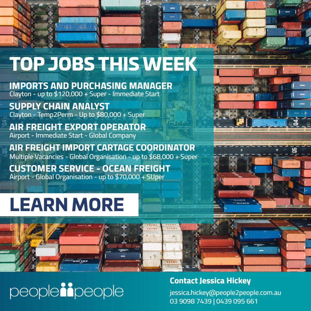 people2people's tweet photo. Are you looking for an exciting way to kickstart your 2022? New year, new you, new job. People2people have several hot jobs that need to be filled urgently across Australia. Find your new dream job and take the next step in your career.
#people2people #newyear #jobopporunity https://t.co/jcStpcrvLl