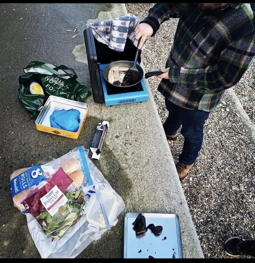 YPCmakingwaves's tweet photo. This week we did things a little differently in our fishing session! We learnt how to prepare &amp; cook our fish from whole! Lovely mackerel caught at the local fishmonger 😅
Aged 16-25, not in education and employment, Falmouth/penryn, on a Wednesday.
#falmouth #outdoorcooking https://t.co/KpSz0QAl62