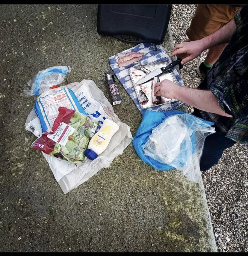 YPCmakingwaves's tweet photo. This week we did things a little differently in our fishing session! We learnt how to prepare &amp; cook our fish from whole! Lovely mackerel caught at the local fishmonger 😅
Aged 16-25, not in education and employment, Falmouth/penryn, on a Wednesday.
#falmouth #outdoorcooking https://t.co/KpSz0QAl62