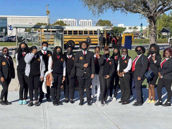 msformoso's tweet photo. Check out our #PatriotScholars representing Miramar High at Florida International University’s Dr. Martin Luther King Jr. forum.  #PatriotsNeverRest! https://t.co/5nsFujziJw