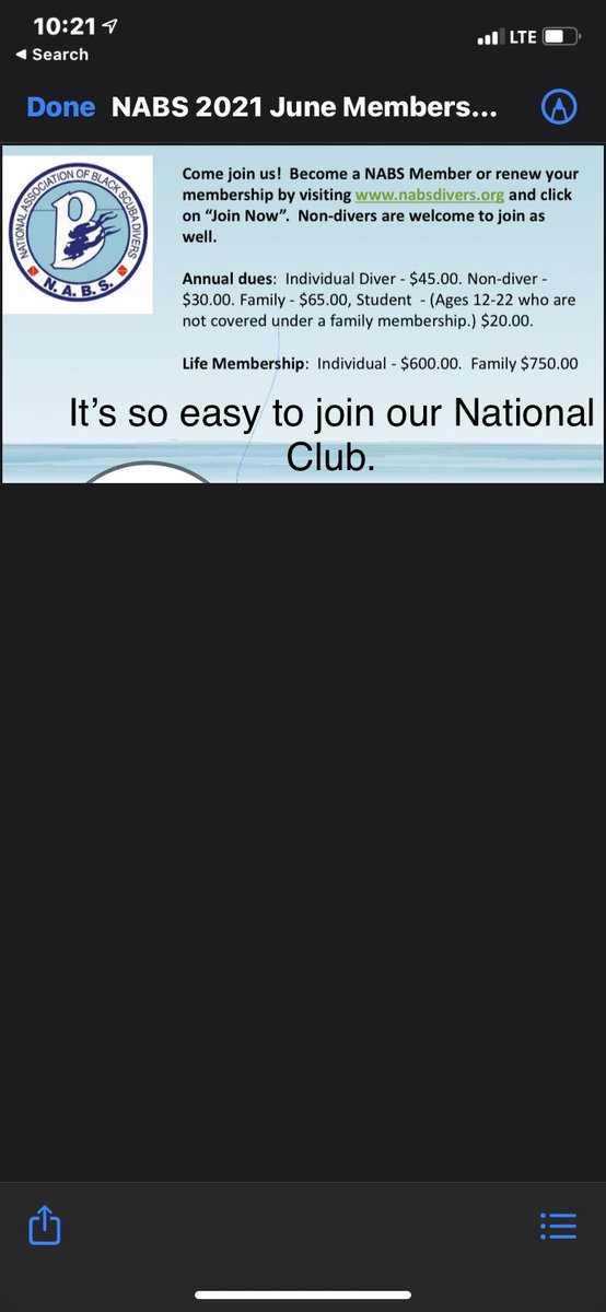 NABSDIVERS1's tweet photo. Join the National Association of Black Scuba Divers (NABS) today.  #blackscubadivingclub #nabs #memebershiphasprividiges https://t.co/PayV8Pl9jg