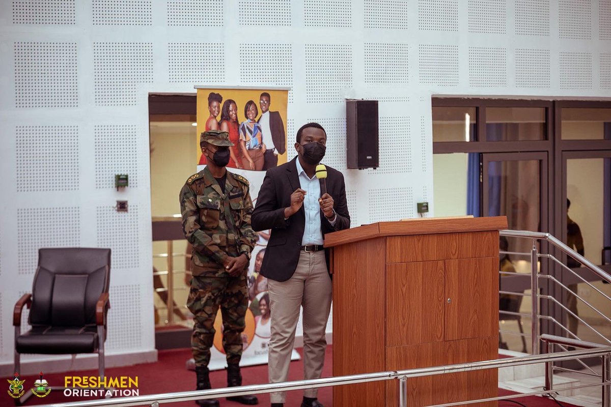 thisisanokye's tweet photo. I was glad to share my experiences on campus and as Speaker. Life in the University can be tricky but it is important freshmen make the right decisions in the midst of all the freedom it comes with.
Dear freshmen, welcome to KNUST once again. Enjoy!
#SRCFreshersOrientation https://t.co/KFxXm4xGie