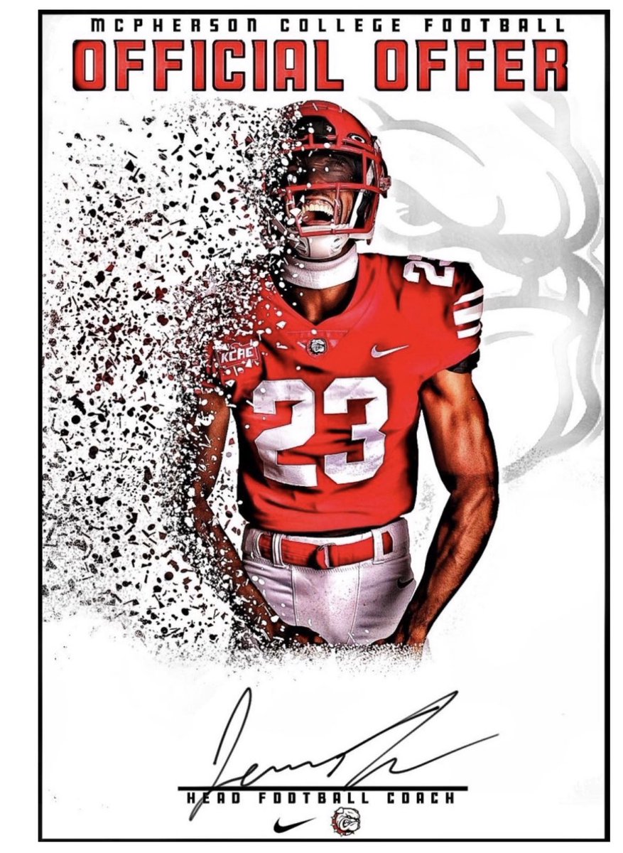 So blessed to say I have received an offer to McPherson College!! 🔴⚪️ <a href="/CoachJFisc/">Coach Fiscus</a>