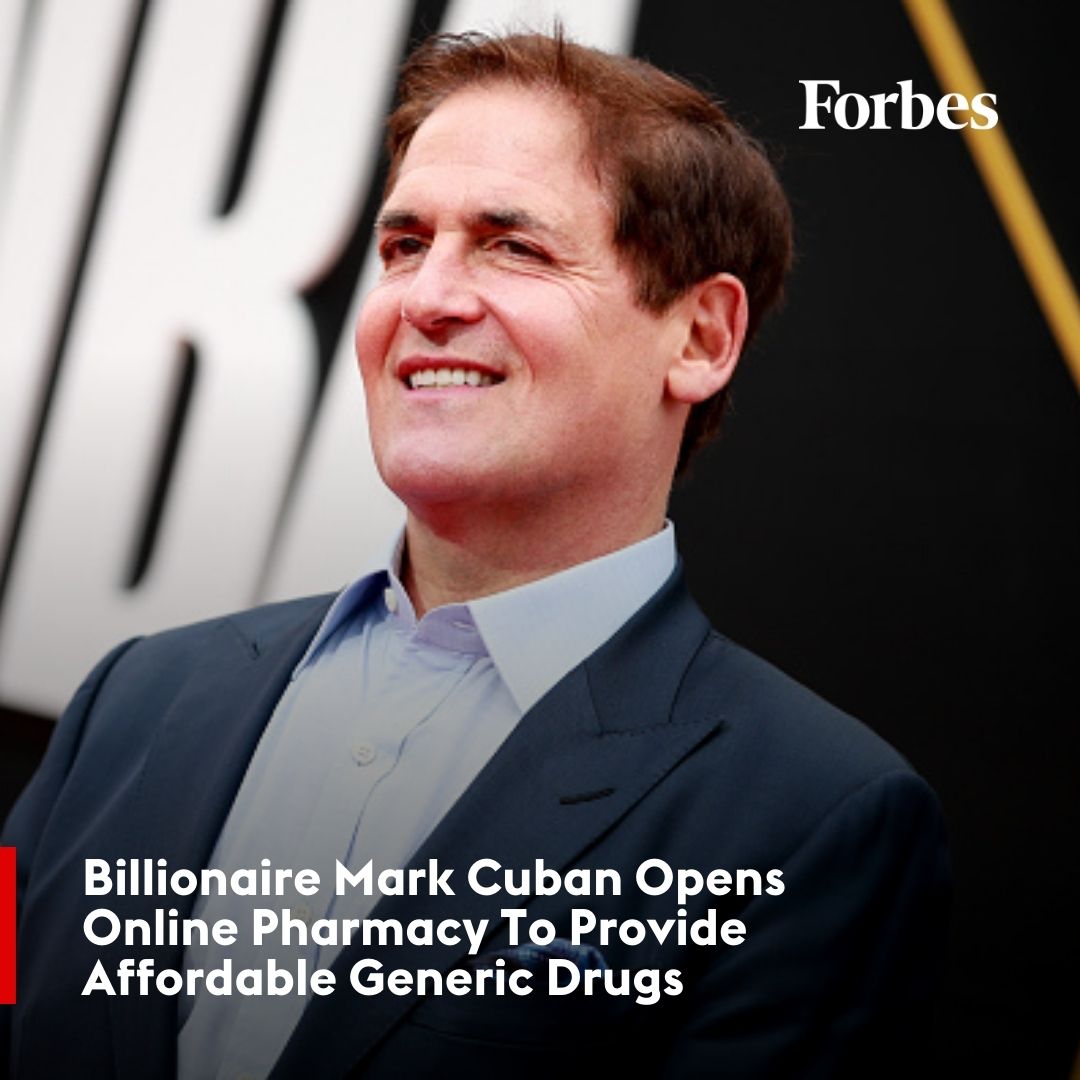 Billionaire investor Mark Cuban launched an online pharmacy that offers more than 100 generic drugs at an affordable price with a goal of being “radically transparent” in its price negotiations with drug companies trib.al/sWzuAUP