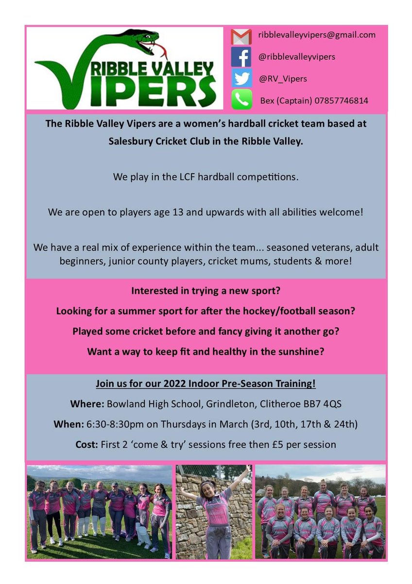 Ribble Valley Vipers tweet media
