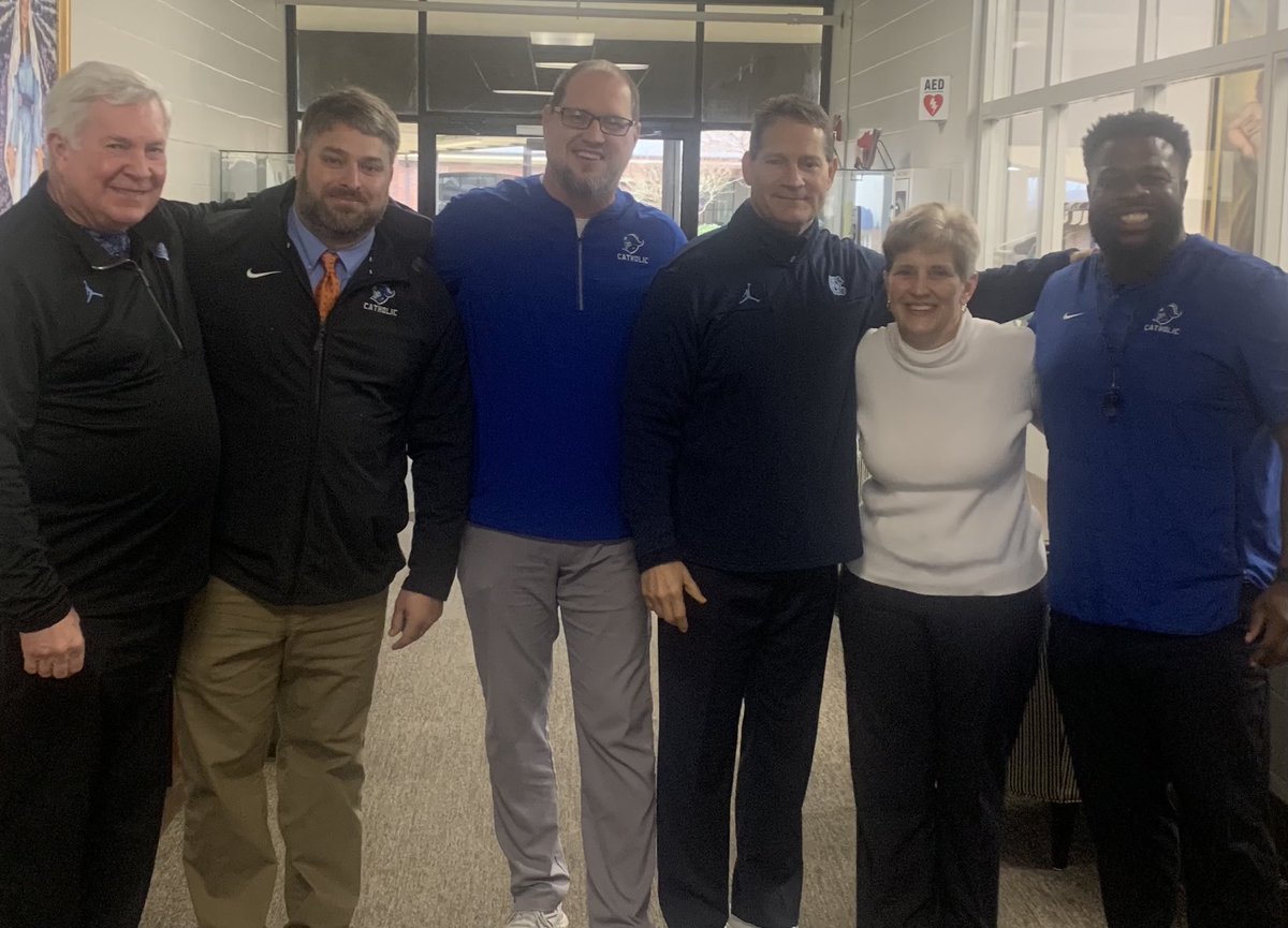 These guys were everywhere today recruiting the south! 2 of the nicest humans on the planet! #Builtbycatholic