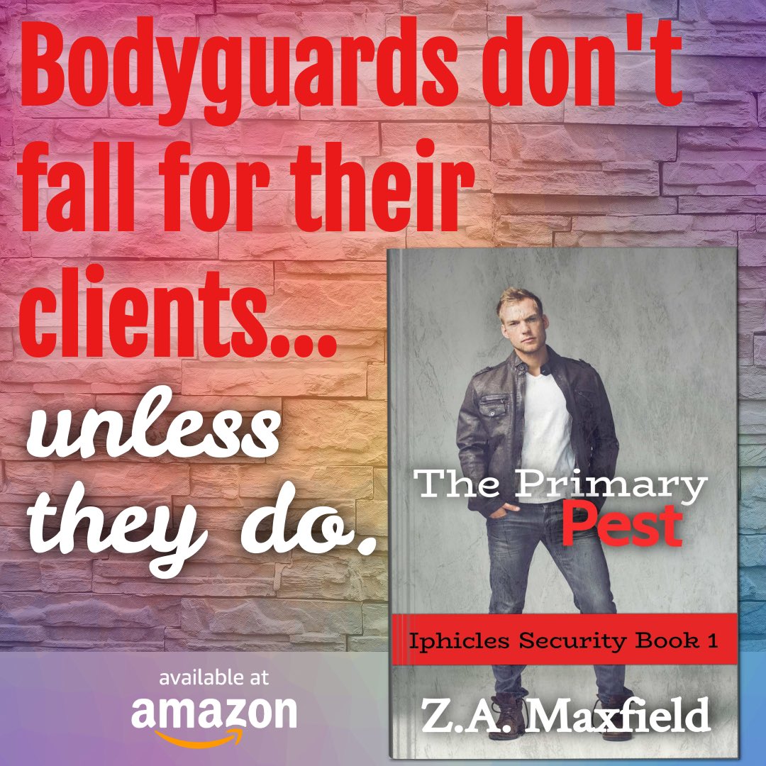 ZAMaxfield's tweet photo. #agegap grumpy bodyguard with a client who might drive him crazy. Romantic suspense, action adventure. If you love bodyguard romance try The Primary Pest today! https://t.co/Ugndm7uZnk