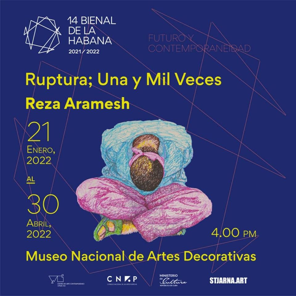 BienalHabana's tweet photo. MAÑANA A LAS 16:00
Inauguración de la exposición 'Ruptura; una y mil veces' del artista iraní Reza Aramesh
Museo Nacional de Artes Decorativas (La Habana)
#14BienaldeLaHabana #CACWifredoLam #futuroycontemporaneidad #CubaEsCultura https://t.co/R7B1jveaX4
