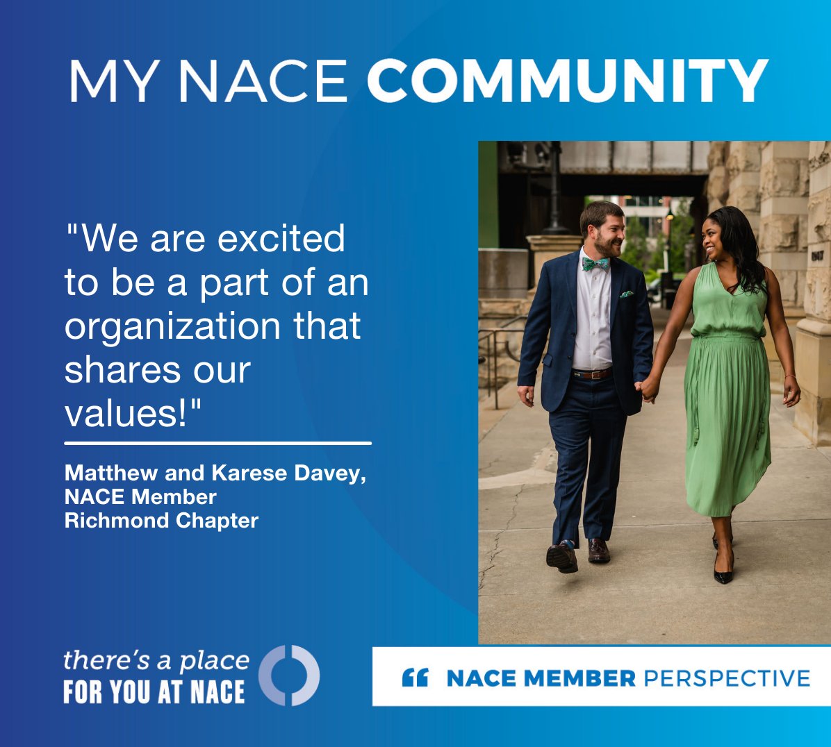 NACENational's tweet photo. Happy #MemberSpotlightTuesday! Meet Matthew and Karese Davey, two lovebirds who are the creators of Bow Tied Weddings. They have been members of NACE for 2 months. #MemberAppreciation #ThisIsNace https://t.co/PsqnDZBs8Q