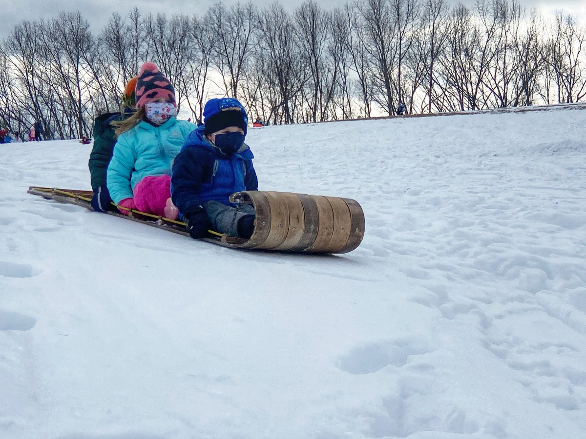 Who else is looking forward to more snow? ❄️ Sledding at Woodsom Farm is a resident favorite!📷 Mike Fawcett