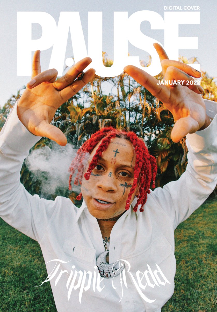 PAUSE Magazine Jan 2022 cover featuring @TrippieRedd. Read the full interview here: bit.ly/3GNDKmn