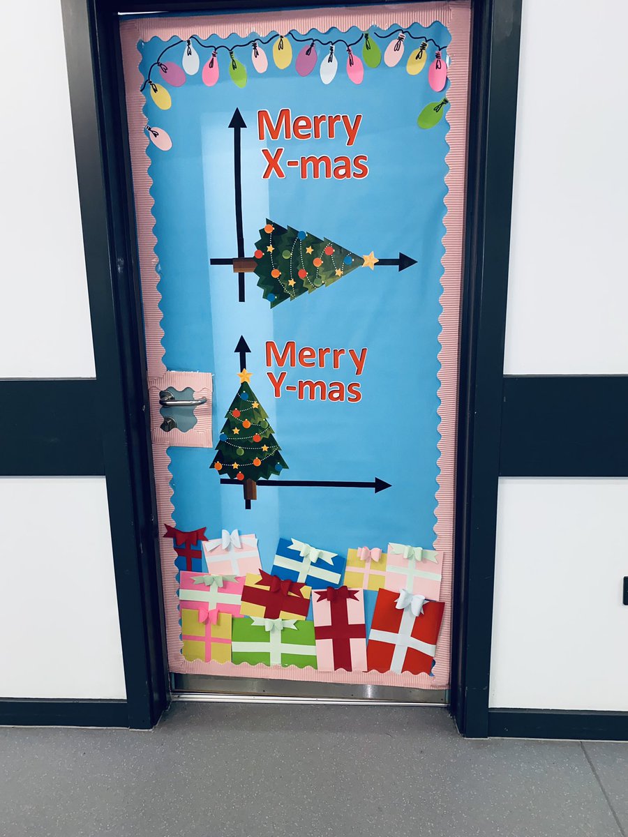 _missmacdonald's tweet photo. Highlight of first placement was coming second in the Christmas door competition🤪 https://t.co/4PsckGBO6E