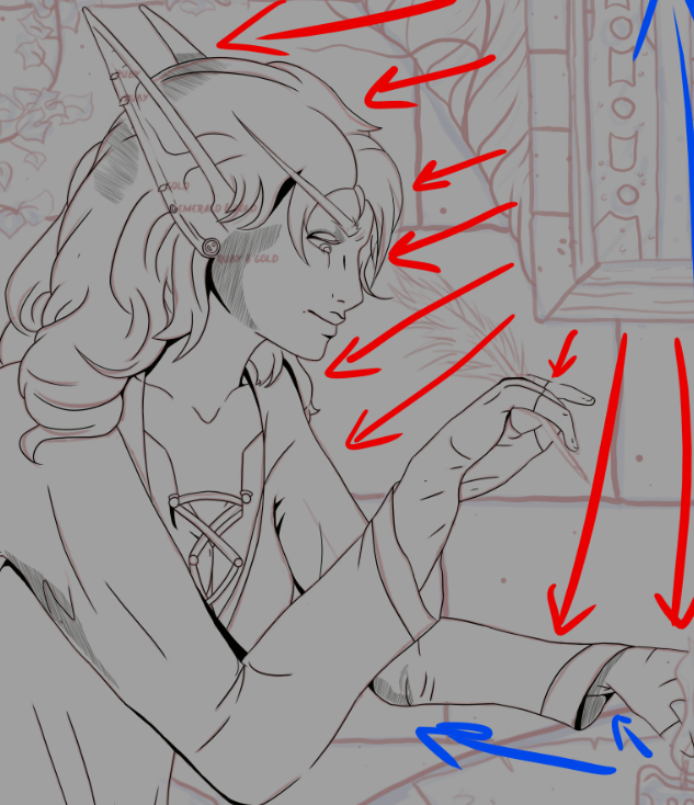TECHNICIANART's tweet photo. Shading lines are done! #WIP https://t.co/lwm6KbUYtI