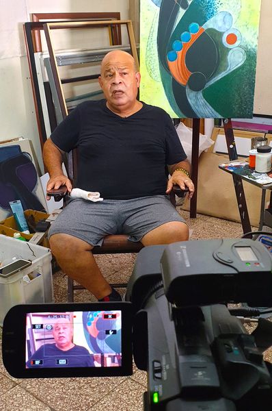 CNAPCuba's tweet image. Serie: Los rostros del arte 
Capítulo 7. La realidad de los espacios 
Eliseo Valdés 
Consejo nacional de las artes plásticas 
Artevideo Producción
Realizador. Juder Laffita
#artevideo #CubaEsCultura #artesplásticas