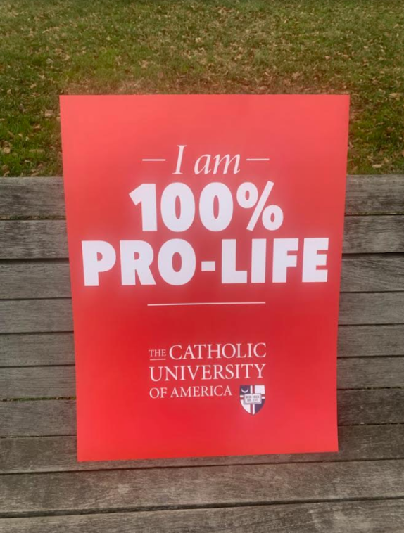 I look forward to seeing the Catholic University community carrying these signs tomorrow at the March for Life.  #MarchForLife #WhyWeMarch