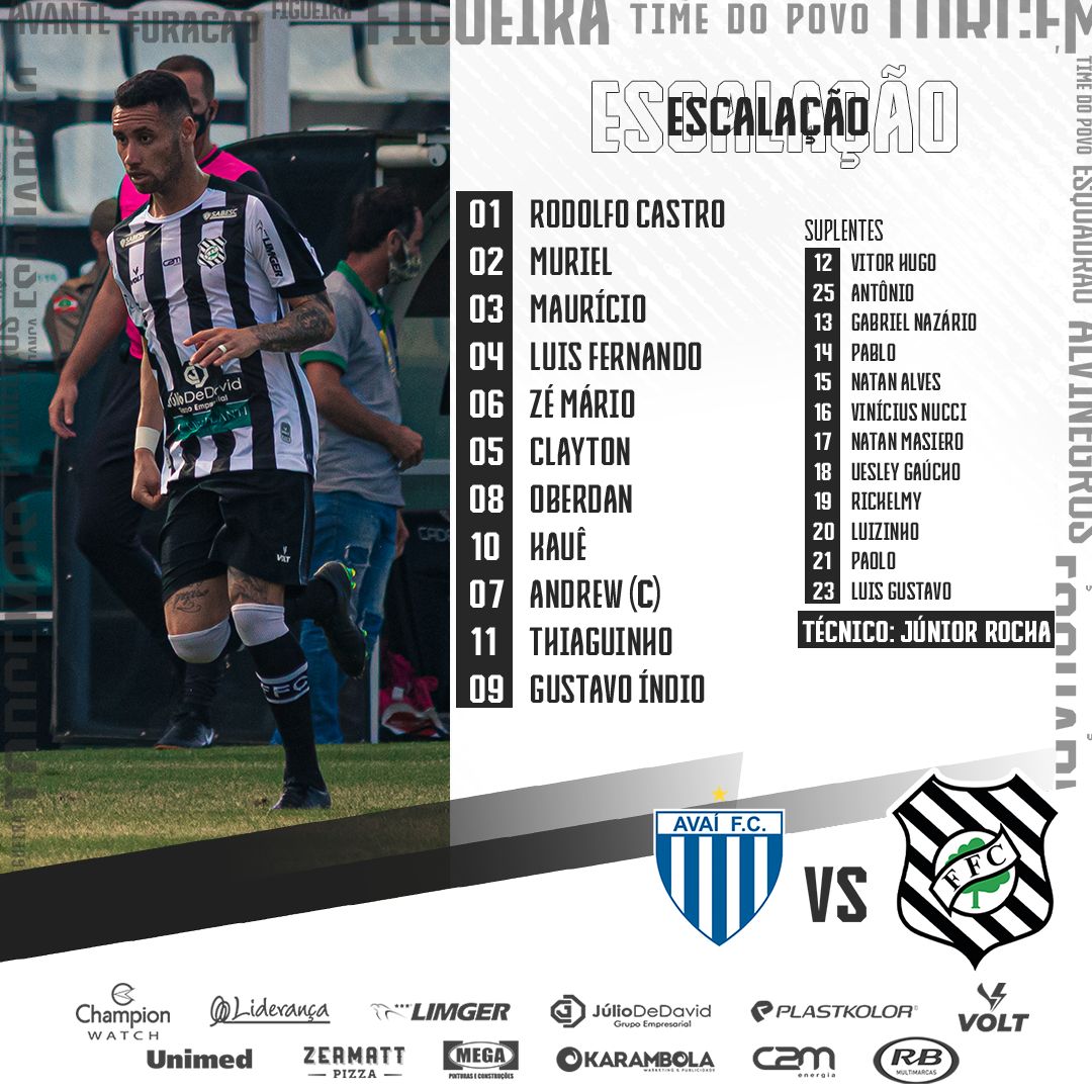 guarujasc's tweet photo. Veja a equipe principal do #Figueirense para a final da Recopa Catarinense. #1420AM https://t.co/3uIHqYfkJs