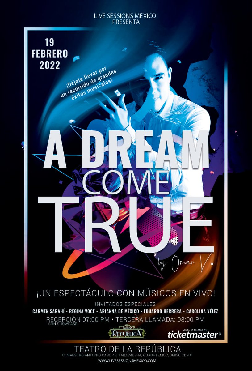 ariannademexico's tweet photo. Amigos, no se pueden perder este Concierto Espectacular, músicos en vivo, danza aerea, bailarines y grandes invitados, ahí les esperamos!!! Producción de @livesessionsmx @jacser https://t.co/8JwpaxI0po
