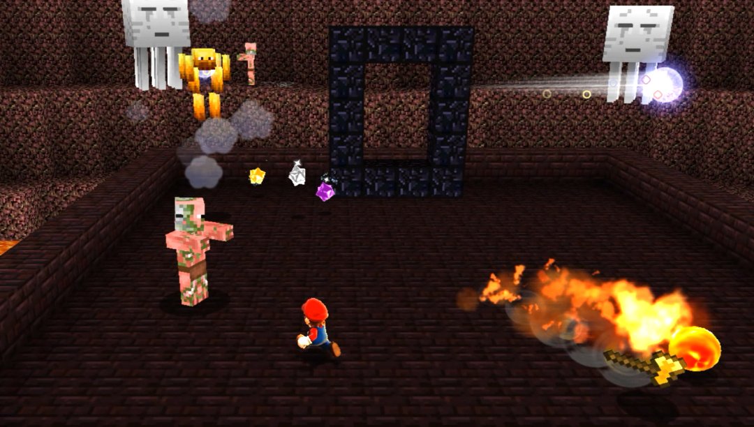 LouisMiles99's tweet photo. Mario meets Minecraft in Super Mario Gravity 🪐
Here is a video of this level: https://t.co/Pz48SWt66l
(However, every texture and many models have to be replaced by brand new ones in the final version). https://t.co/hfXPGrEXmy