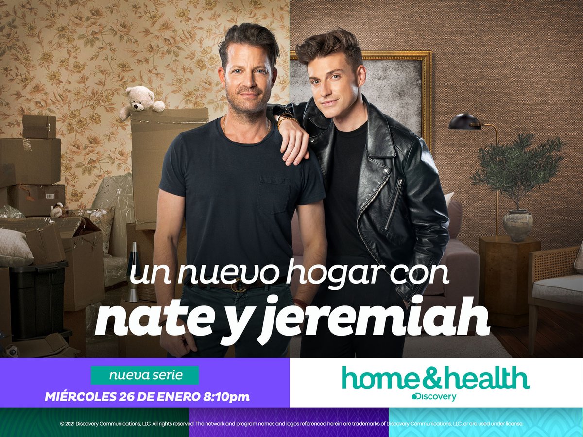 Cinemaniaticos1's tweet photo. Cinéfilos!! La pareja de diseñadores #NateBerkus y #JeremiahBrent, traen grandes renovaciones en la nueva serie de #Discovery #HomeAndHealth, #UNNUEVOHOGARCONNATEYJEREMIAH, que se podrá disfrutar el miércoles 26 de enero. 🏡❤️
+Info: https://t.co/NZyCAWmog8 😍🍿
¿Qué les parece? https://t.co/13PavgrX1W