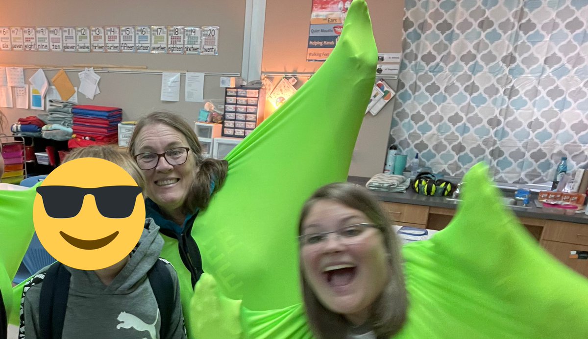 Sometimes being an educator is hard. It’s draining. It’s emotional. You give so much. And sometimes you have the most amazing staff and they take what they are given (by mistake) and make people smile 🤣😂 #ourpeoplemakeadifference  #sentwrongsize #notkidsize #weneededthis