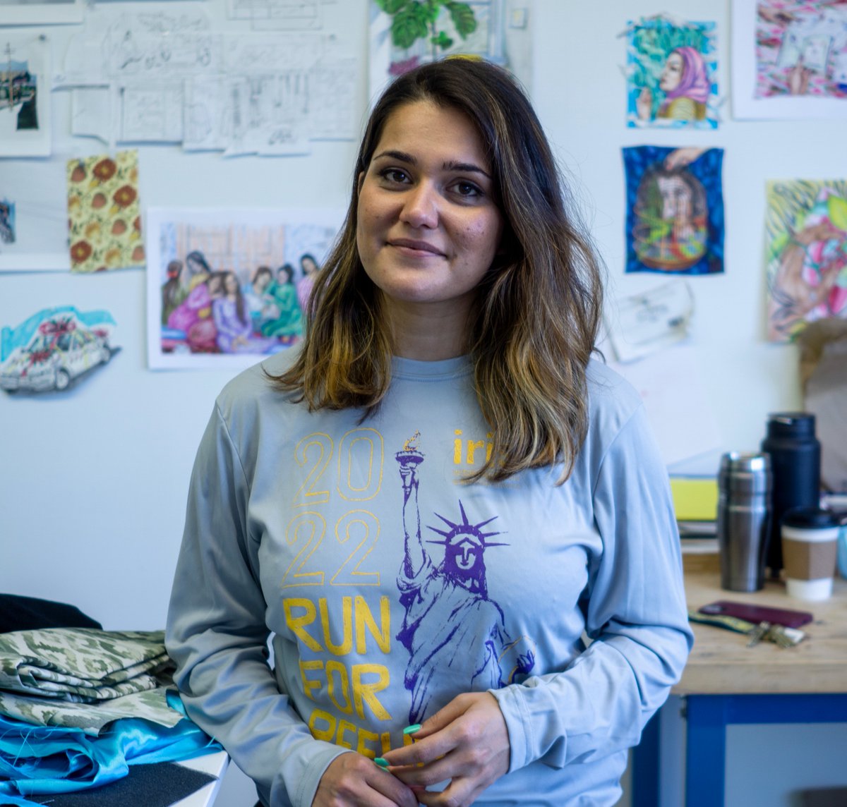 irisct (@irisct) on Twitter photo We're thrilled with this year's *new* Run for Refugees T-shirt design, an original illustration by the talented <a href="/hangama_art/">Hangama Amiri</a>, an #Afghan refugee + artist 💜
Sign up to get your very own limited edition T when you #RunForRefugees on 2.13.22! bit.ly/39fwIa6 We're thrilled with this year's *new* Run for Refugees T-shirt design, an original illustration by the talented <a href="/hangama_art/">Hangama Amiri</a>, an #Afghan refugee + artist 💜
Sign up to get your very own limited edition T when you #RunForRefugees on 2.13.22! bit.ly/39fwIa6